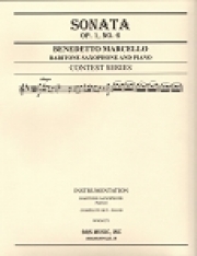 ソナタ・Op.1・No.6（ベネデット・マルチェッロ） (バリトンサックス+ピアノ)【Sonata Op. 1 No. 6】
