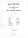 小協奏曲・Op. 26  (カール・マリア・フォン・ウェーバー)  (クラリネット・フィーチャー）【Concertino Op. 26】