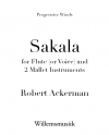 サカラ（ロバート・アッカーマン）（フルート+打楽器二重奏）【Sakala】