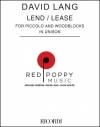 lend/lease（デイヴィッド・ラング）（ピッコロ+ウッドブロック）