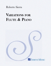 変奏曲（ロベルト・シエッラ）（フルート+ピアノ）【Variations for Flute & Piano】