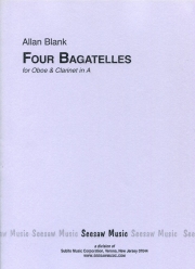 4つのバガテル  (アラン・ブランク)  (木管二重奏）【Four Bagatelles】
