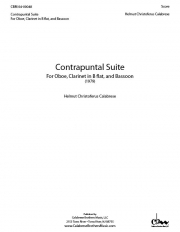 コントラパンタル組曲  (ヘルムート・カラブレーゼ)  (木管三重奏）【Contrapuntal Suite】