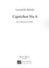 カプリチョス・No.6（レオナルド・バラダ）（クラリネット+ピアノ）【Caprichos No. 6】