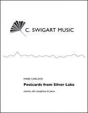 絵はがき「シルバー・レイク」より  (マーク・カールソン)  (木管二重奏+ピアノ）【Postcards from Silver Lake】