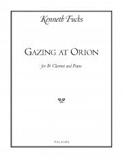 ゲイジング・アット・オリオン（ケネス・フックス）（クラリネット+ピアノ）【Gazing At Orion】