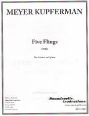 5つのフリング（メイヤー・クプファーマン）（クラリネット+ピアノ）【Five Flings】