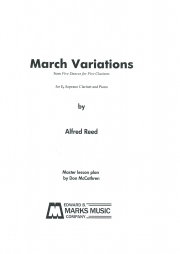 マーチ・バリエーション（アルフレッド・リード）（エスクラリネット+ピアノ）【March Variations】