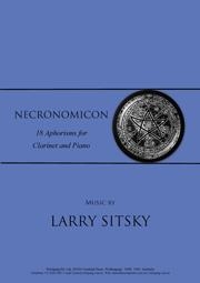 ネクロノミコン（ラリー・シツキー）（クラリネット+ピアノ）【Necronomicon: 18 Aphorisms】