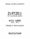 ソルチーコ（イサーク・アルベニス）（サックス四重奏）【Zortzico】