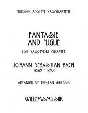 幻想曲とフーガ（バッハ）（サックス四重奏）【Fantasie und Fugue】