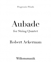 オーバード（ロバート・アッカーマン）（弦楽四重奏）【Aubade】