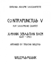 対位法・第5番（バッハ）（サックス四重奏）【Contrapunctus V】