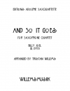 そして今は（ビリー・ジョエル）（サックス四重奏）【And So It Goes】