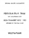タイスの瞑想曲（ジュール・マスネ）（サックス八重奏）【Meditation from Thais】