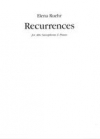 リカーランス（エレナ・ルーアー） (アルトサックス+ピアノ）【Recurrences】