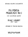 楽興の時・No.1（フランツ・シューベルト）（サックス四重奏）【Moments Musicaux No.1】