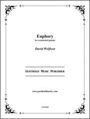 ユーフォリ  (デイヴィッド・ウォルフソン)  (木管五重奏）【Euphory】