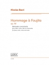Hommage à Foujita（ニコラ・バクリ）（フルート+弦楽三重奏）