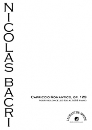 カプリッチョ・ロマンティコ・Op.129（ニコラ・バクリ）（チェロ+ピアノ）【Capriccio Romantico, Op.129】