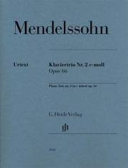 ピアノ三重奏曲・No.2・ハ短調・Op.66（フェリックス・メンデルスゾーン）（弦楽二重奏+ピアノ）【Klaviertrio Nr. 2 C-moll Op. 66】