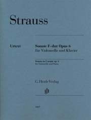 ソナタ・ヘ長調・Op.6（リヒャルト・シュトラウス）（チェロ+ピアノ）【Sonata in F major, Op. 6】