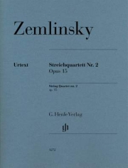 弦楽四重奏曲・No.2・Op.15（アレクサンダー・ツェムリンスキー）（弦楽四重奏）【String Quartet No. 2 Op. 15】