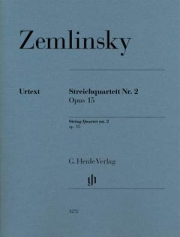 弦楽四重奏曲・No.2・Op.15（アレクサンダー・ツェムリンスキー）（弦楽四重奏）【String Quartet No. 2 Op. 15】