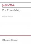 友情のために（ジュディス・ウィアー）（弦楽二重奏）【For Friendship】
