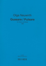 クエーサー・パルサー（オルガ・ノイヴィルト）（ヴァイオリン+ピアノ）【Quasare - Pulsare】