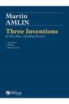3つのインヴェンション（マーティン・アムリン）（フルート五重奏）【Three Inventions】