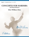 マリンバと吹奏楽のための協奏曲 (マリンバ・フィーチャー)（ブレット・ウィリアム・ディーツ）(スコアのみ）【Concerto for Marimba & Wind Orchestra】