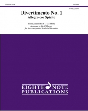 ディヴェルティメント・1番・アレグロ・コン・スピリート（ハイドン）（木管フレックス五重奏）【Divertimento No. 1 - Allegro con Spirito】