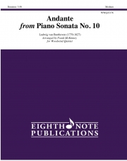 アンダンテ「ピアノ・ソナタ・No.10」より（ベートーヴェン）  (木管五重奏）【Andante from Piano Sonata No. 10】