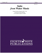 「水上の音楽」組曲 (ヘンデル)  (サックス四重奏）【Suite from Water Music】