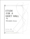 静かなホールのためのエチュード（クリストファー・ディーン） (マリンバ)【Etude for a Quiet Hall】