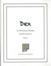 デックス（マイケル・バリット）（打楽器四重奏）【Dex】