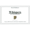 ウィスパー（デイヴィッド・スキッドモア）（打楽器九重奏）【Whispers】