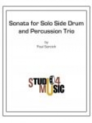 ソナタ（ポール・サルチック）（打楽器四重奏）【Sonata For Solo Side Drum And Percussion Trio】