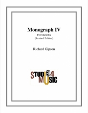 モノグラフ・No.4（リチャード・ギブソン） (マリンバ)【Monograph IV】