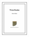 3つのエチュード（ケヴィン・ボボ） (マリンバ)【Three Etudes】