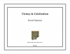 勝利とお祝い（デヴィッド・マンシーニ）（打楽器十一重奏+ピアノ）【Victory and Celebration】