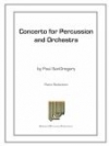 打楽器とオーケストラのための協奏曲（ポール・サングレゴリー）（打楽器）【Concerto for Percussion & Orchestra】