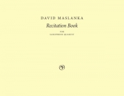 レシテーション・ブック（デイヴィッド・マスランカ） (サックス四重奏）【Recitation Book】