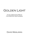 ゴールデン・ライト（デイヴィッド・マスランカ）（スコアのみ）【Golden Light: A Celebration Piece】
