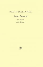 聖フランチェスコ：吹奏楽のための2つの習作（デイヴィッド・マスランカ）（スコアのみ）【Saint Francis: Two Studies for Wind Ensemble】