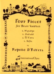 金管五重奏のための4つの小品（パキート・デリヴェラ）（金管五重奏）【Four Pieces for Brass Quintet】