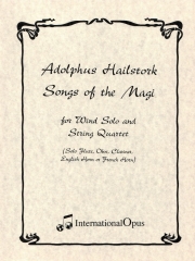 マギの歌 アドルファス ヘイルストーク フルート 弦楽四重奏 Songs Of The Magi 吹奏楽の楽譜販売はミュージックエイト