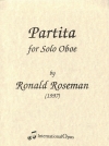 パルティータ（ロナルド・ローズマン）（オーボエ）【Partita for Solo Oboe】