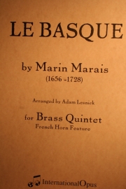 ル・バスク（マラン・マレ）（金管五重奏）【Le Basque】